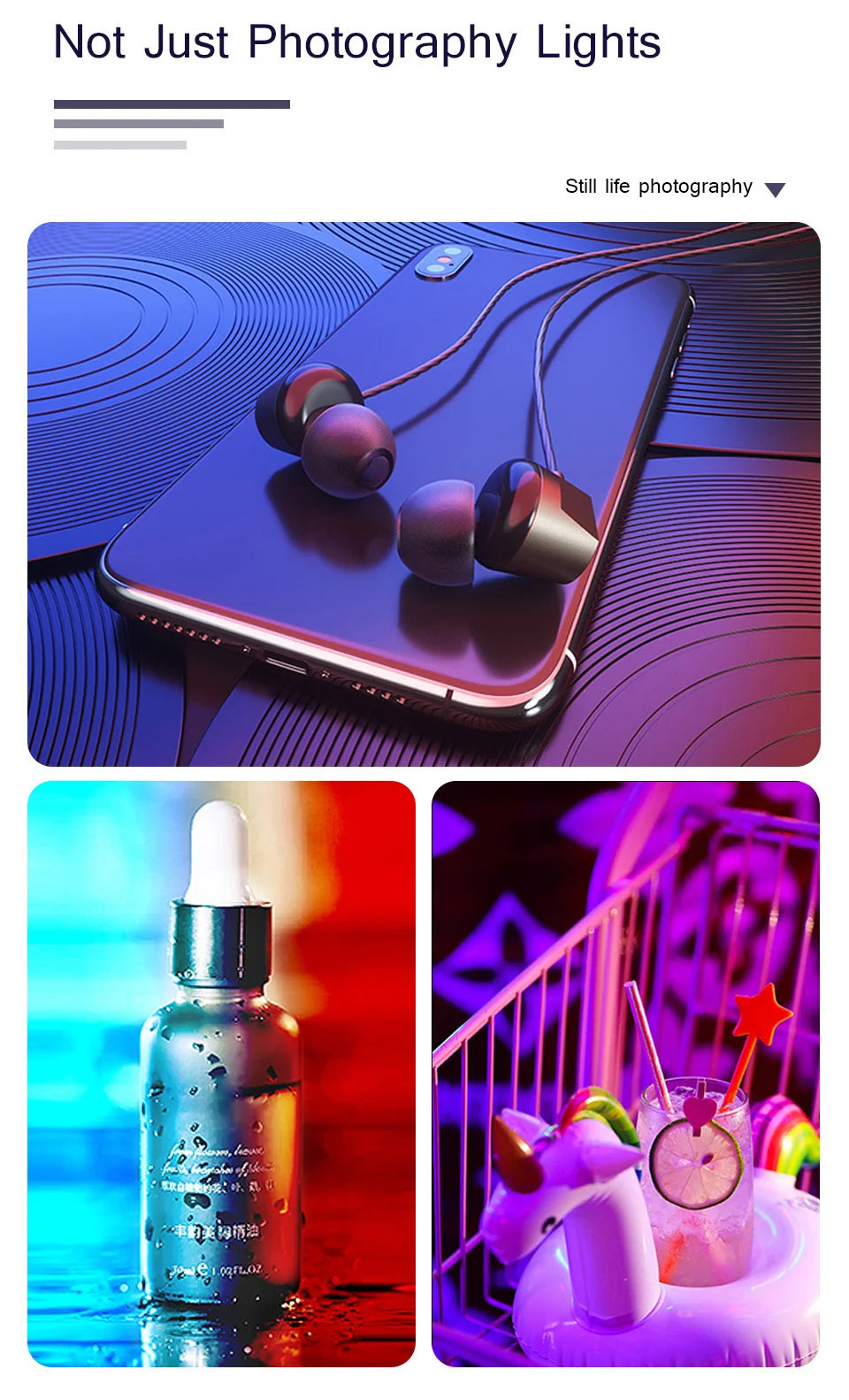 RGB Video Light Stick Wand Party Colorful LED Lamp Fill Light Handheld Flash Speedlight Photography Lighting With Tripod Stand