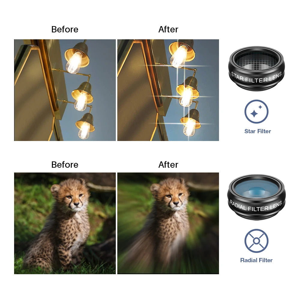 10 in 1 Phone camera creative lens filter