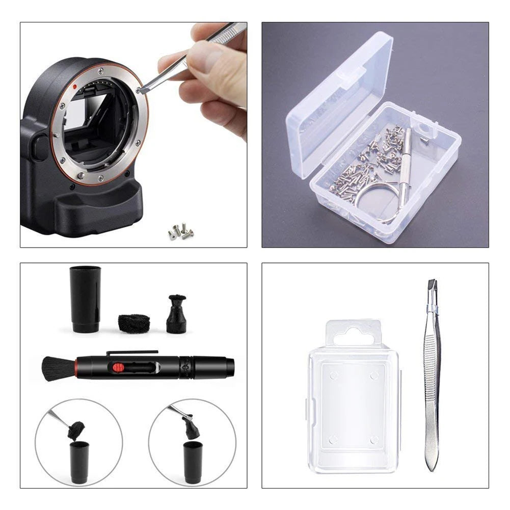 Photo Professional  Cleaning Kit - Camera Cleaning Kit for FF DSLR & Mirrorless Cameras - w/Sensor Cleaning Swabs & Case, Works as Camera Lens Cleaning Kit, Sensor Cleaner