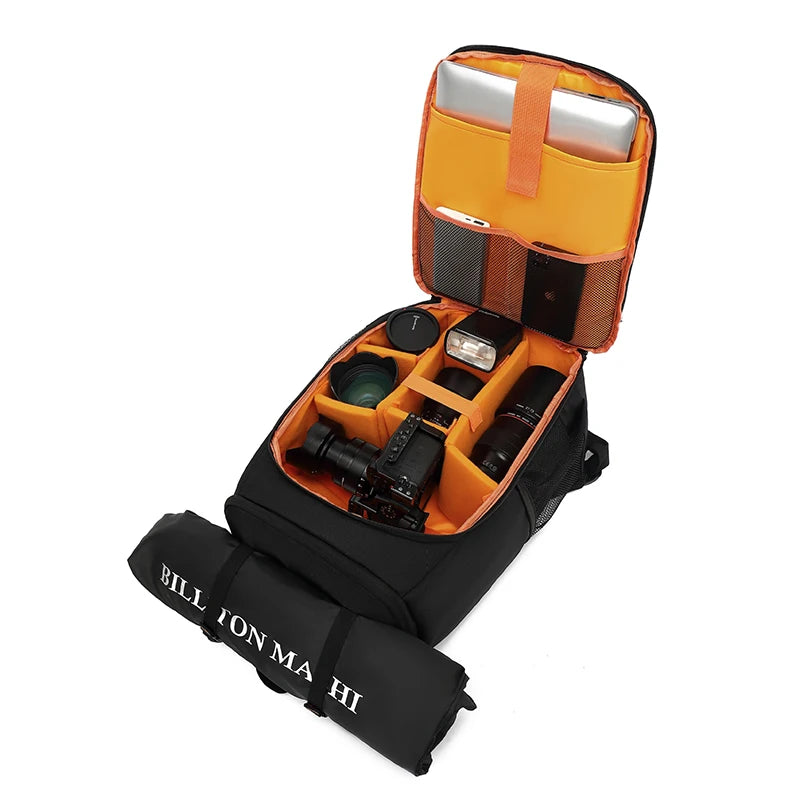 Backpack Outdoor Photo Bag Waterproof Large Capacity