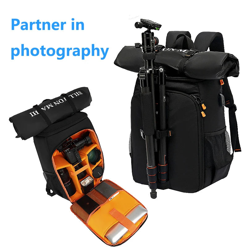Backpack Outdoor Photo Bag Waterproof Large Capacity